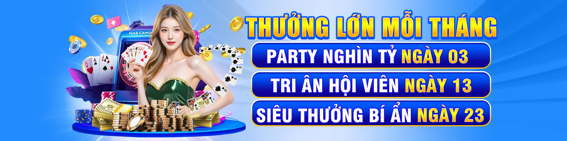 Giao diện sòng bạc trực tuyến VIP52 với các trò chơi cá cược và ưu đãi hấp dẫn